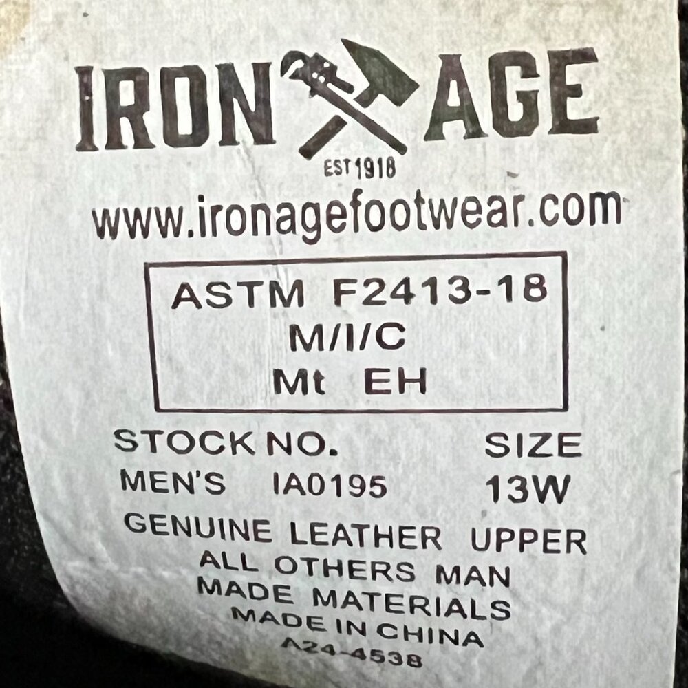 Iron Age work boots - Picture 2 of 5